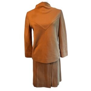 ACT III 100% double wool vintage 2 piece dress size 10